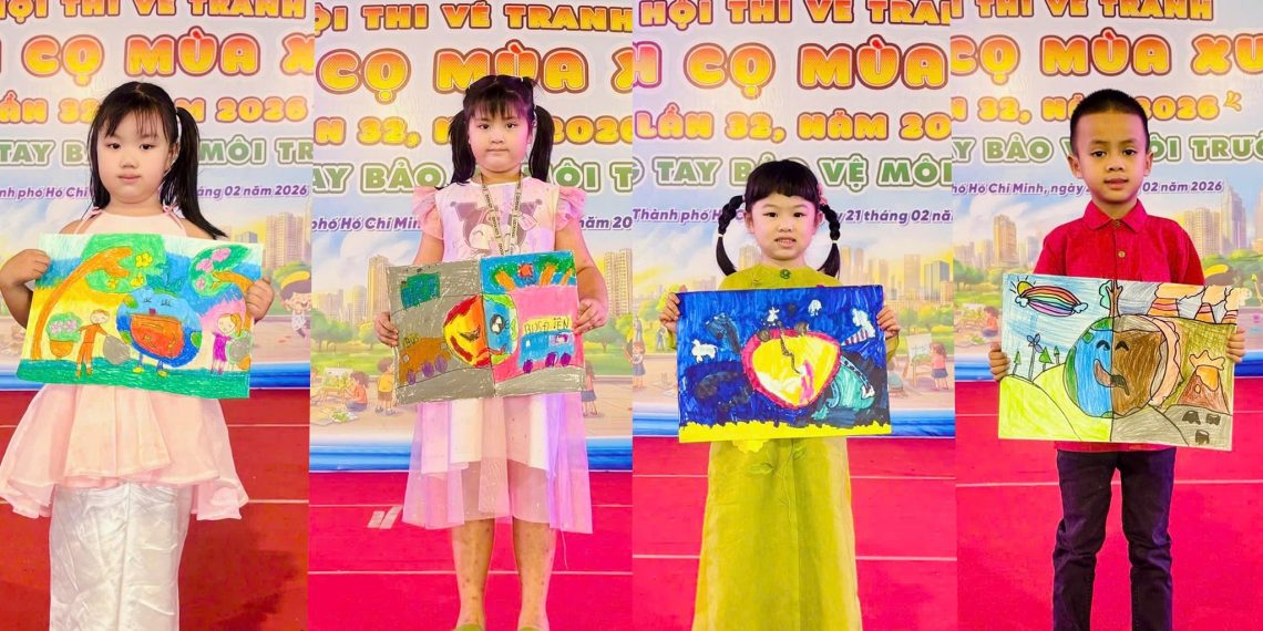 MẦM NON BẾN THÀNH KHAI BÚT ĐẦU XUÂN – TỎA SÁNG TẠI HỘI THI “CÀNH CỌ MÙA XUÂN” 2026