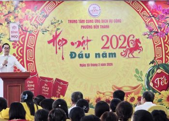 TRUNG TÂM CUNG ỨNG DỊCH VỤ CÔNG PHƯỜNG BẾN THÀNH HỌP MẶT ĐẦU NĂM BÍNH NGỌ 2026
