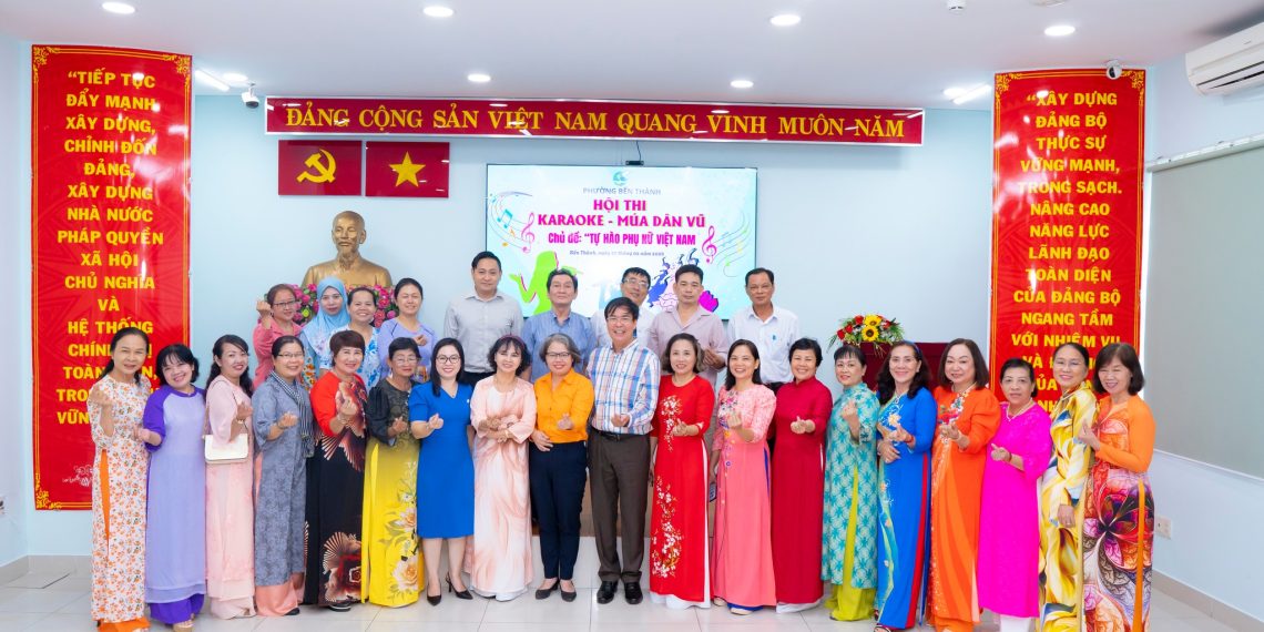 PHƯỜNG BẾN THÀNH SÔI NỔI, ẤN TƯỢNG HỘI THI KARAOKE – MÚA DÂN VŨ VỚI CHỦ ĐỀ “TỰ HÀO PHỤ NỮ VIỆT NAM”