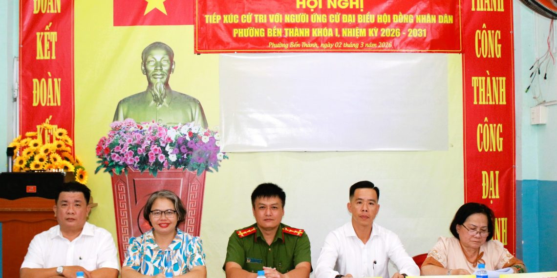 ĐƠN VỊ BẦU CỬ SỐ 1 PHƯỜNG BẾN THÀNH TIẾP XÚC CỬ TRI KHU PHỐ 1