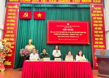 TIẾP XÚC CỬ TRI KHU PHỐ 2 VỚI NGƯỜI ỨNG CỬ ĐẠI BIỂU HỘI ĐỒNG NHÂN DÂN PHƯỜNG NHIỆM KỲ 2026 – 2031