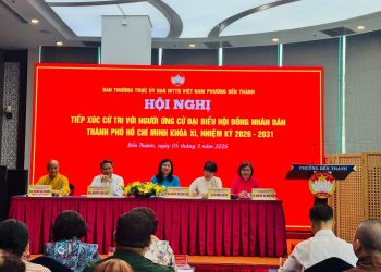 CỬ TRI PHƯỜNG BẾN THÀNH TIẾP XÚC VỚI NGƯỜI ỨNG CỬ ĐẠI BIỂU HĐND THÀNH PHỐ KHÓA XI, NHIỆM KỲ 2026 – 2031 (ĐƠN VỊ BẦU CỬ SỐ 14)