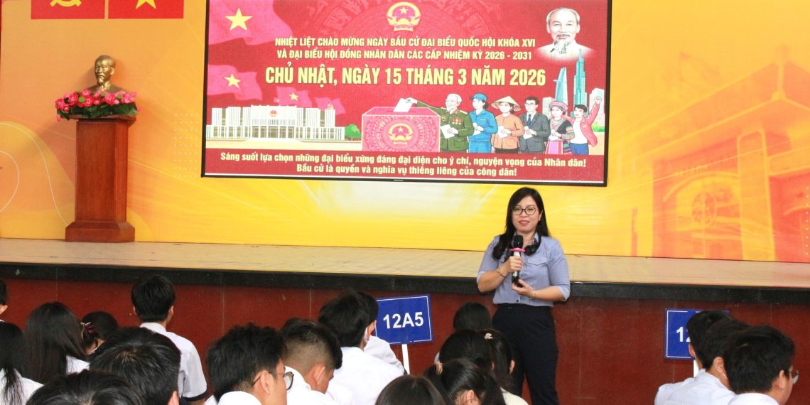 TUYÊN TRUYỀN BẦU CỬ ĐẠI BIỂU QUỐC HỘI KHÓA XVI VÀ ĐẠI BIỂU HĐND CÁC CẤP NHIỆM KỲ 2026 – 2031 CHO HỌC SINH LỚP 12 TRƯỜNG THPT TEN LƠ MAN