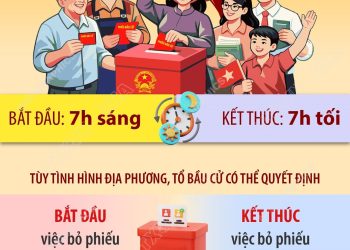 QUY ĐỊNH VỀ THỜI GIAN BỎ PHIẾU TRONG NGÀY BẦU CỬ 15/3/2026