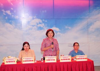 ĐƠN VỊ BẦU CỬ SỐ 3 PHƯỜNG BẾN THÀNH TIẾP XÚC CỬ TRI KHU PHỐ 5