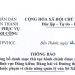 Thông báo số 54 về việc công bố danh mục thủ tục hành chính được sửa đổi, bổ sung các lĩnh vực Đăng kiêm; Hàng hải và Đường thủy nội địa thuộc phạm vi chức năng quản lý của Sở Xây dựng