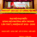 NGHỊ QUYẾT ĐẠI HỘI ĐẠI BIỂU ĐẢNG BỘ PHƯỜNG BẾN THÀNH LẦN THỨ I, NHIỆM KỲ 2025 – 2030