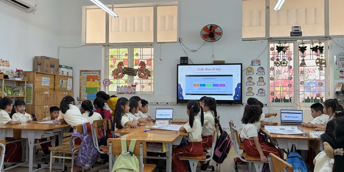 ĐẨY MẠNH VÀ HOÀN THIỆN MÔ HÌNH TRƯỜNG HỌC SỐ, HƯỚNG ĐẾN ĐẢM BẢO GIỮ VỮNG CÁC TIÊU CHUẨN TRƯỜNG HỌC SỐ TRÊN ĐỊA BÀN THÀNH PHỐ HỒ CHÍ MINH TẠI TRƯỜNG TIỂU HỌC NGUYỄN THÁI HỌC.