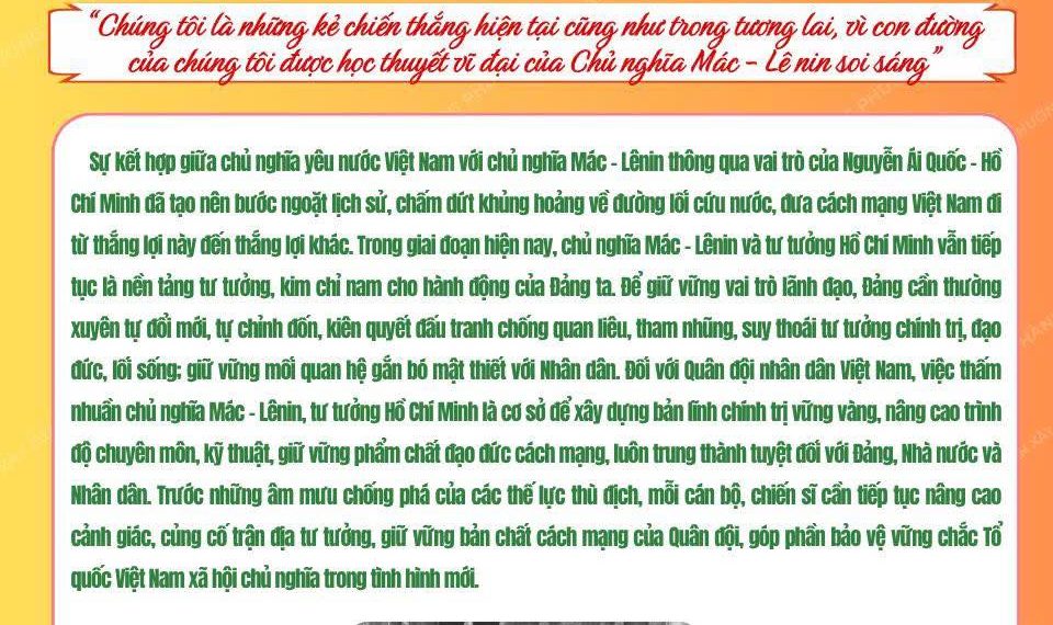 HỌC BÁC LÒNG TA TRONG SÁNG HƠN!