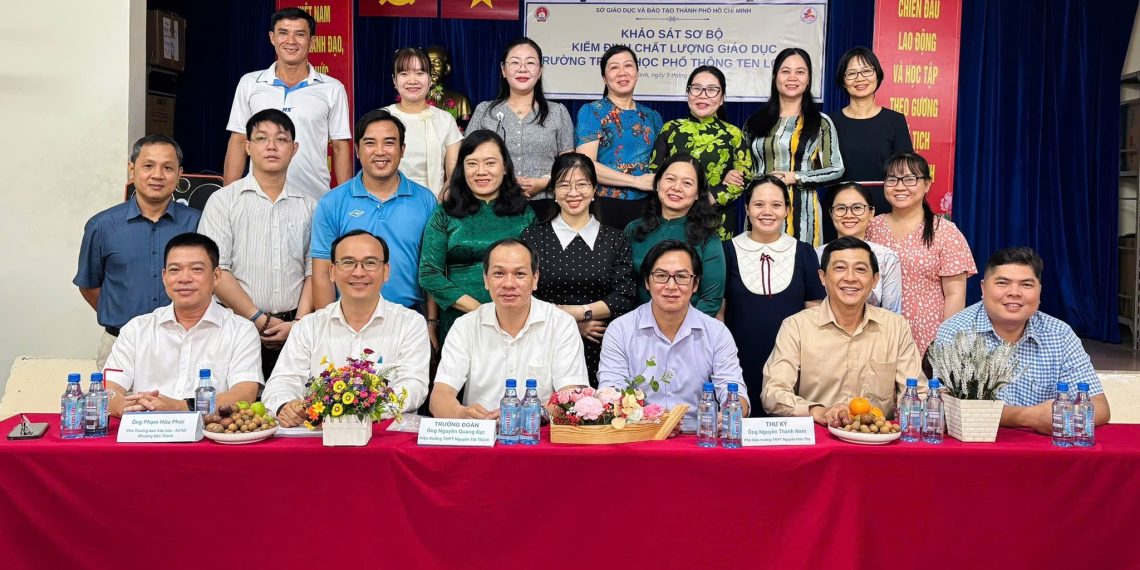 KHẢO SÁT SƠ BỘ KIỂM ĐỊNH CHẤT LƯỢNG GIÁO DỤC TẠI TRƯỜNG THPT TEN LƠ MAN