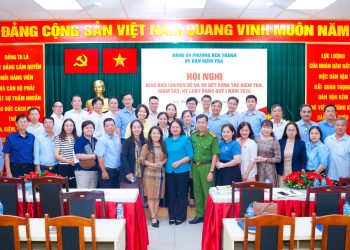 PHƯỜNG BẾN THÀNH GIAO BAN CHUYÊN ĐỀ VÀ SƠ KẾT CÔNG TÁC KIỂM TRA, GIÁM SÁT, KỶ LUẬT ĐẢNG QUÝ I NĂM 2026
