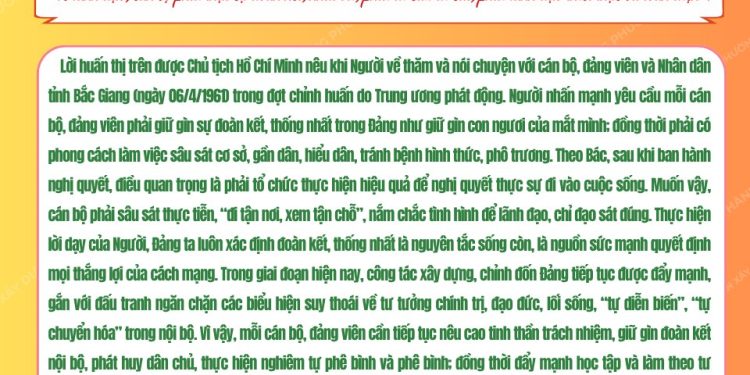 HỌC BÁC LÒNG TA TRONG SÁNG HƠN!