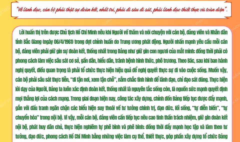 HỌC BÁC LÒNG TA TRONG SÁNG HƠN!