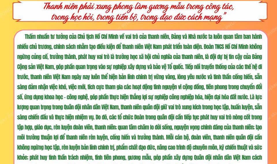 HỌC BÁC LÒNG TA TRONG SÁNG HƠN!