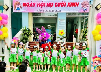 TRƯỜNG MẦM NON TUỔI HỒNG TỔ CHỨC NGÀY HỘI “NỤ CƯỜI XINH” – LAN TỎA YÊU THƯƠNG, CHĂM SÓC NỤ CƯỜI TRẺ THƠ.
