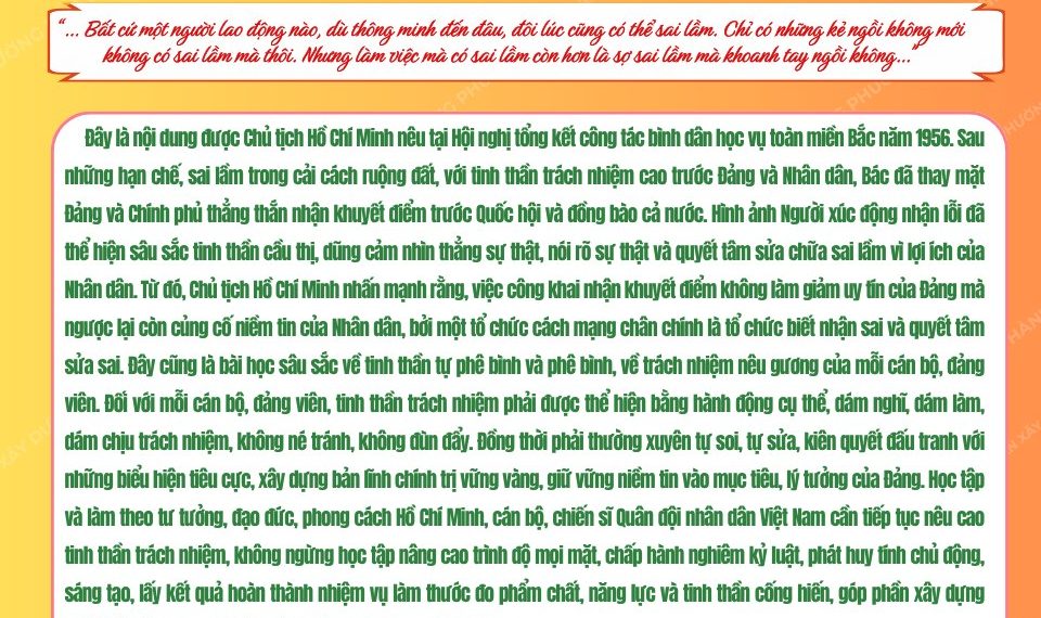 HỌC BÁC LÒNG TA TRONG SÁNG HƠN!