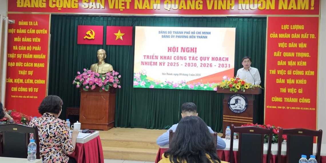 PHƯỜNG BẾN THÀNH TRIỂN KHAI QUY HOẠCH CẤP ỦY CÁC CẤP VÀ CÁN BỘ LÃNH ĐẠO, QUẢN LÝ TRONG HỆ THỐNG CHÍNH TRỊ PHƯỜNG NHIỆM KỲ 2025 – 2030, 2026 – 2031