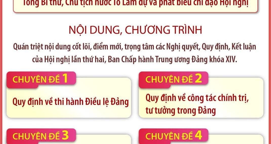 HỘI NGHỊ QUÁN TRIỆT NGHỊ QUYẾT HỘI NGHỊ LẦN THỨ HAI BAN CHẤP HÀNH TRUNG ƯƠNG ĐẢNG KHÓA XIV