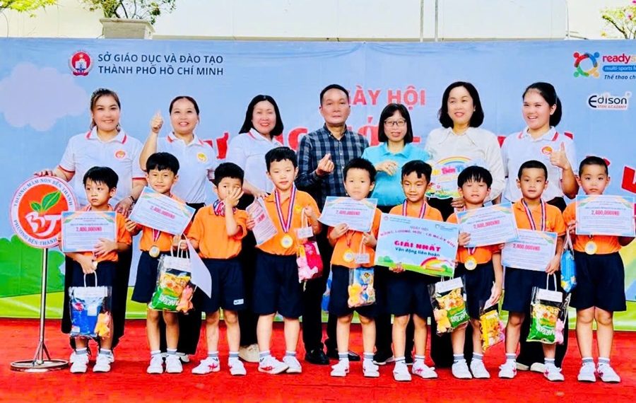 TRƯỜNG MẦM NON BẾN THÀNH ĐẠT GIẢI NHẤT TẠI NGÀY HỘI “NĂNG LƯỢNG MỚI – CẢ NGÀY VUI” LẦN THỨ IV – HỘI THI CẤP THÀNH PHỐ NĂM HỌC 2025-2026