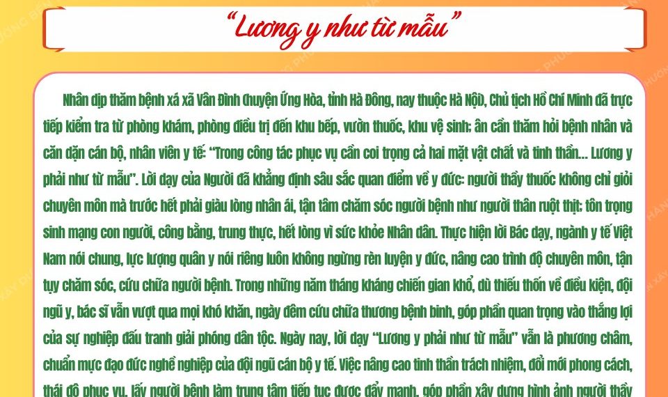 HỌC BÁC LÒNG TA TRONG SÁNG HƠN!