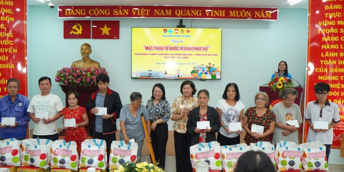 PHƯỜNG BẾN THÀNH TỔ CHỨC NGÀY HỘI “MẶT TRẬN TỔ QUỐC VÌ DÂN PHỤC VỤ”