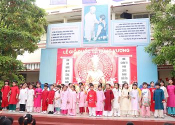 HƯỚNG VỀ CỘI NGUỒN – TRƯỜNG TIỂU HỌC NGUYỄN THÁI HỌC TỔ CHỨC LỄ GIỖ QUỐC TỔ HÙNG VƯƠNG