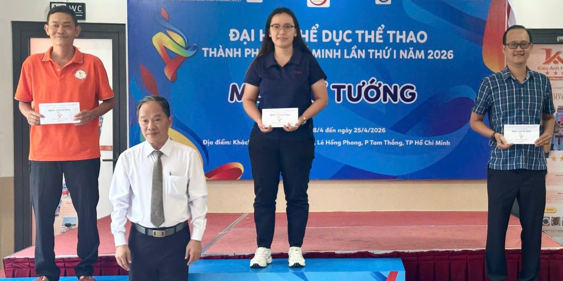 PHƯỜNG BẾN THÀNH ĐẠT THÀNH TÍCH CAO MÔN CỜ TƯỚNG TẠI ĐẠI HỘI TDTT TPHCM LẦN THỨ I NĂM 2026