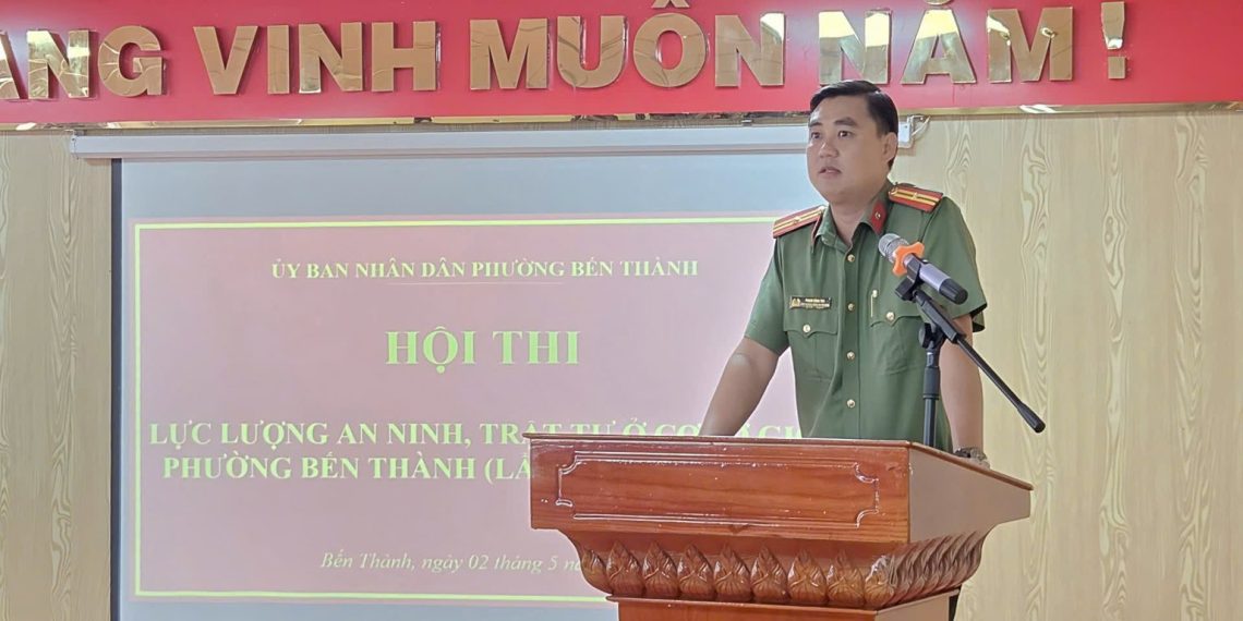 HỘI THI LỰC LƯỢNG THAM GIA BẢO VỆ ANTT Ở CƠ SỞ GIỎI – PHƯỜNG BẾN THÀNH LẦN THỨ I NĂM 2026
