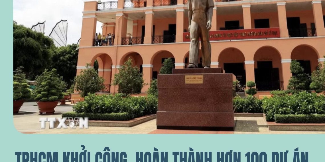 TPHCM KHỞI CÔNG, HOÀN THÀNH HƠN 100 DỰ ÁN CHÀO MỪNG 50 NĂM THÀNH PHỐ MANG TÊN BÁC