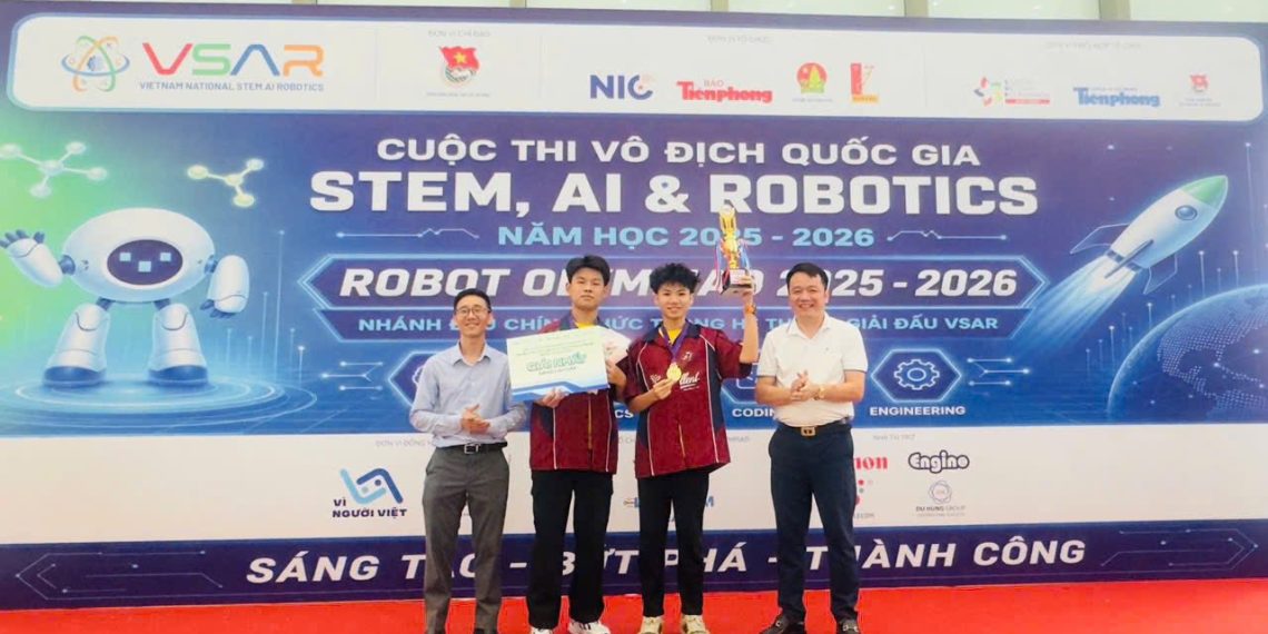 CHÚC MỪNG CHIẾN THẮNG RỰC RỠ TẠI VNV ROBOTICS CHALLENGE 2026 CỦA HỌC SINH TRƯỜNG THCS NGUYỄN DU