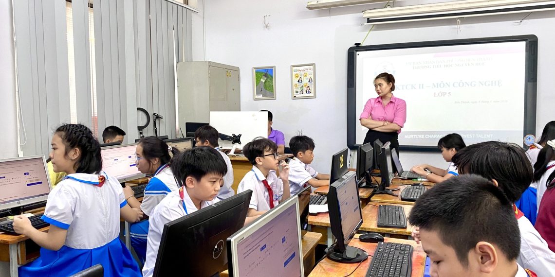 TRƯỜNG TIỂU HỌC NGUYỄN HUỆ THÍ ĐIỂM KIỂM TRA CUỐI HKII TRÊN MÁY TÍNH
