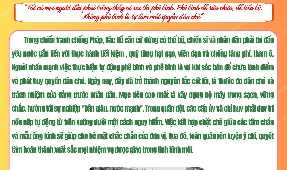 HỌC BÁC LÒNG TA TRONG SÁNG HƠN!
