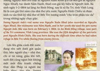 ĐIỂM HẸN DI SẢN – DẤU ẤN TÊN ĐƯỜNG]  Khai xuân truyền thống – Hào khí anh hùng -SƯƠNG NGUYỆT ANH-