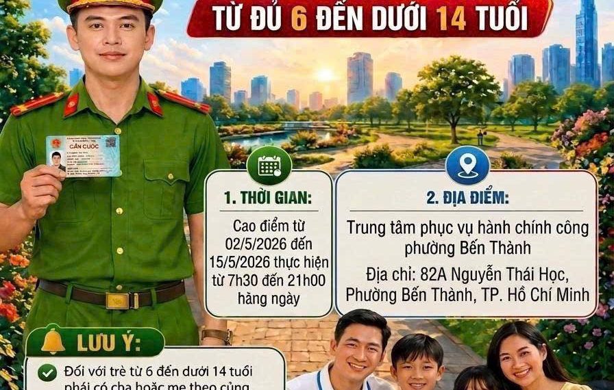 THÔNG BÁO LÀM CĂN CƯỚC VÀ ĐỊNH DANH ĐIỆN TỬ MỨC 2 CHO CÔNG DÂN