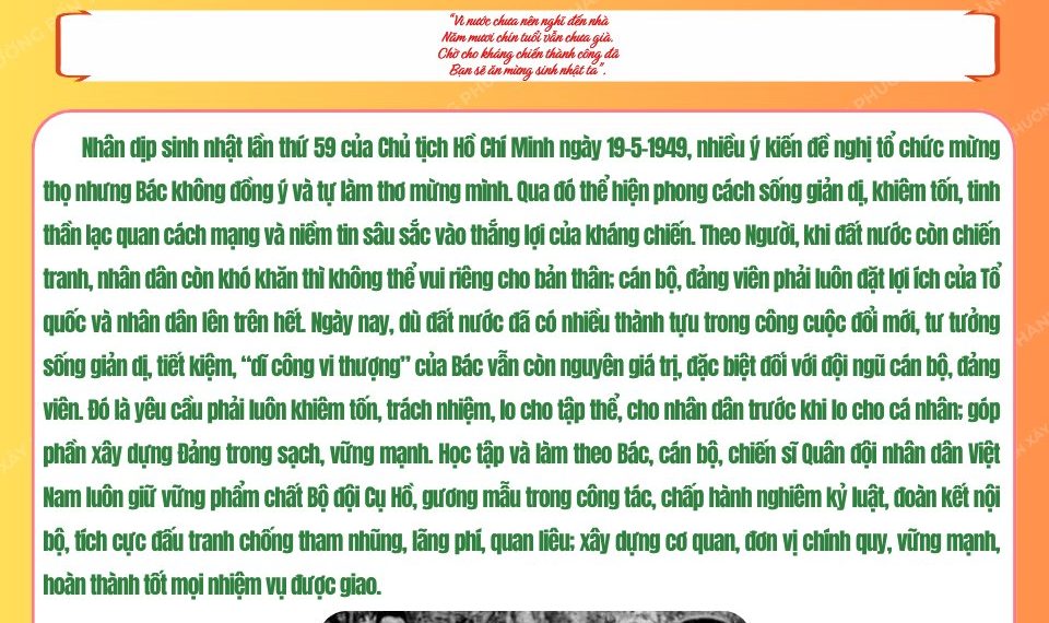 HỌC BÁC LÒNG TA TRONG SÁNG HƠN!