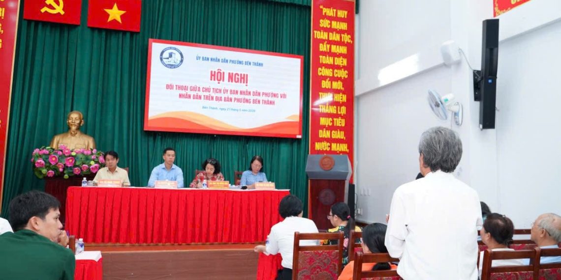 CHỦ TỊCH UBND PHƯỜNG BẾN THÀNH ĐỐI THOẠI VỚI NHÂN DÂN