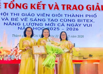 CHÚC MỪNG CÔ ĐOÀN THÙY TRANG – TRƯỜNG MẦM NON BẾN THÀNH XUẤT SẮC ĐẠT GIẢI NHẤT HỘI THI “GIÁO VIÊN GIỎI CẤP THÀNH PHỐ” NĂM HỌC 2025-2026