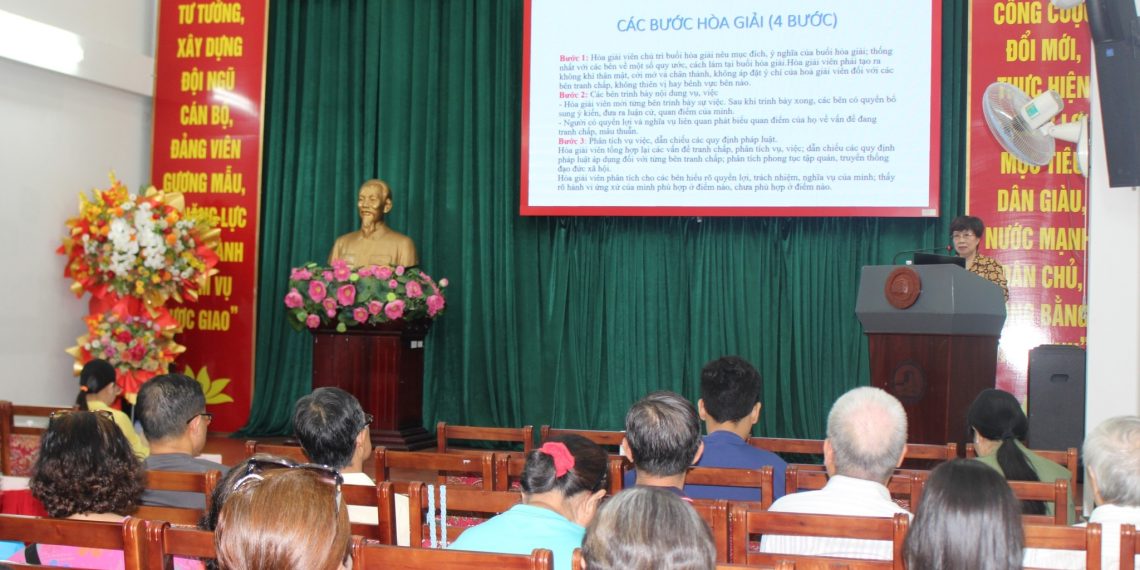 TẬP HUẤN, BỒI DƯỠNG NGHIỆP VỤ CÔNG TÁC HÒA GIẢI Ở CƠ SỞ TRÊN ĐỊA BÀN PHƯỜNG BẾN THÀNH NĂM 2026