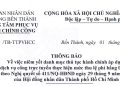 Thông báo về việc niêm yết danh mục thủ tục hành chính áp dụng dịch vụ công trực tuyến thực hiện mức thu lệ phí bằng 0 đồng theo Nghị quyết số 411/NQ-HĐND ngày 29/9/2025 của HĐND Thành phố Hồ Chí Minh