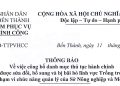 Thông báo về việc niêm yết danh mục thủ tục hành chính áp dụng dịch vụ công trực tuyến thực hiện mức thu lệ phí bằng 0 đồng theo Nghị quyết số 411/NQ-HĐND ngày 29/9/2025 của HĐND Thành phố Hồ Chí Minh
