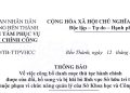 Thông báo về việc niêm yết danh mục thủ tục hành chính áp dụng dịch vụ công trực tuyến thực hiện mức thu lệ phí bằng 0 đồng theo Nghị quyết số 411/NQ-HĐND ngày 29/9/2025 của HĐND Thành phố Hồ Chí Minh