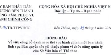 Thông báo về việc niêm yết danh mục thủ tục hành chính áp dụng dịch vụ công trực tuyến thực hiện mức thu lệ phí bằng 0 đồng theo Nghị quyết số 411/NQ-HĐND ngày 29/9/2025 của HĐND Thành phố Hồ Chí Minh