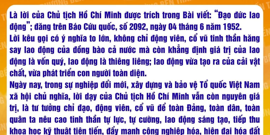 HỌC BÁC LÒNG TA TRONG SÁNG HƠN!