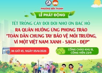 LỄ RA QUÂN HƯỞNG ỨNG PHONG TRÀO TOÀN DÂN CHUNG TAY BẢO VỆ MÔI TRƯỜNG, VÌ MỘT VIỆT NAM XANH – SẠCH – ĐẸP” TRÊN ĐỊA BÀN PHƯỜNG BẾN THÀNH