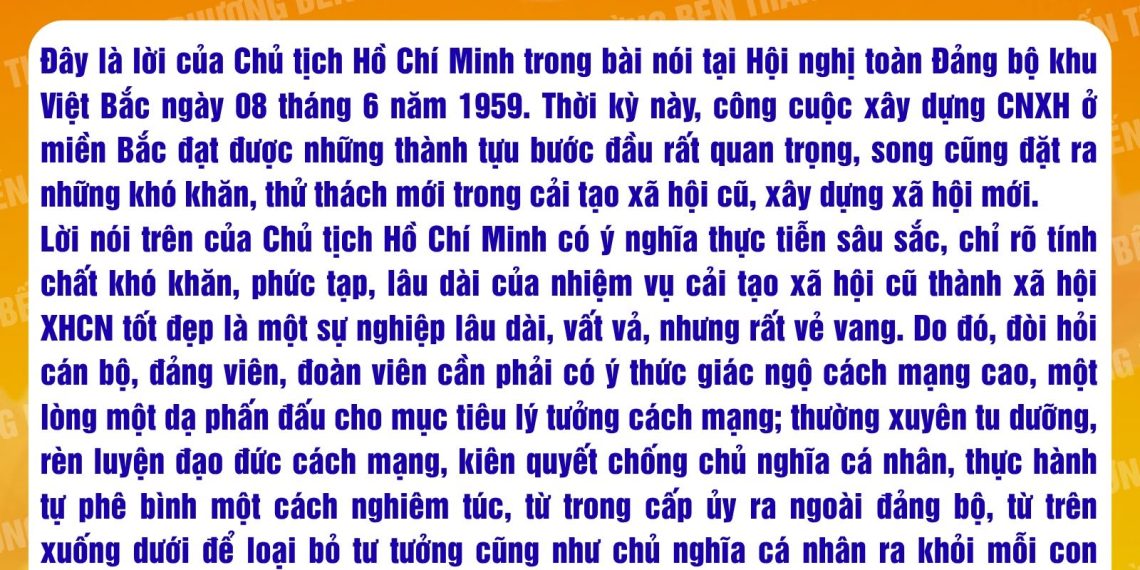 HỌC BÁC LÒNG TA TRONG SÁNG HƠN!