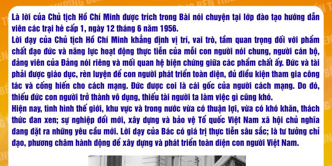 HỌC BÁC LÒNG TA TRONG SÁNG HƠN!
