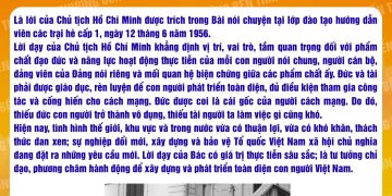 HỌC BÁC LÒNG TA TRONG SÁNG HƠN!