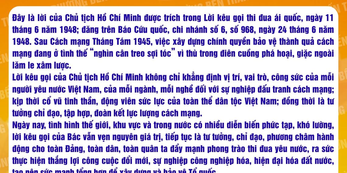 HỌC BÁC LÒNG TA TRONG SÁNG HƠN!