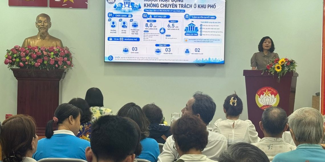 PHƯỜNG BẾN THÀNH DỰ KIẾN SẮP XẾP CÒN 17 KHU PHỐ THEO NGHỊ ĐỊNH SỐ 185/2026/NĐ-CP CỦA CHÍNH PHỦ