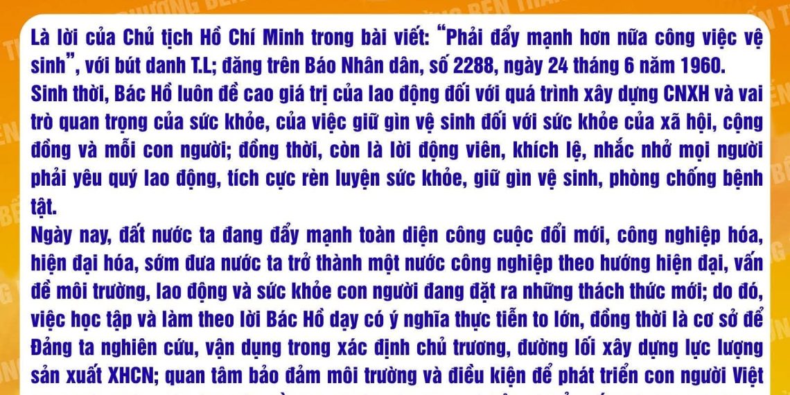 HỌC BÁC LÒNG TA TRONG SÁNG HƠN!